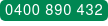 0400 890 432